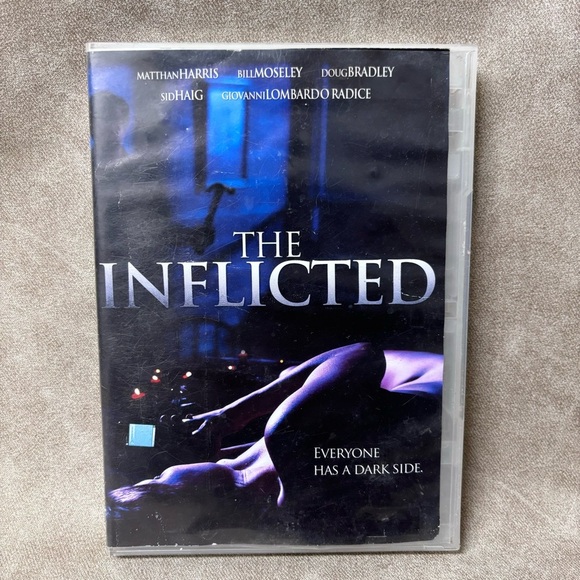 The Inflicted (DVD, 2012) Horror, Sexual Thriller Ex Rental Very GOOD - Picture 1 of 2